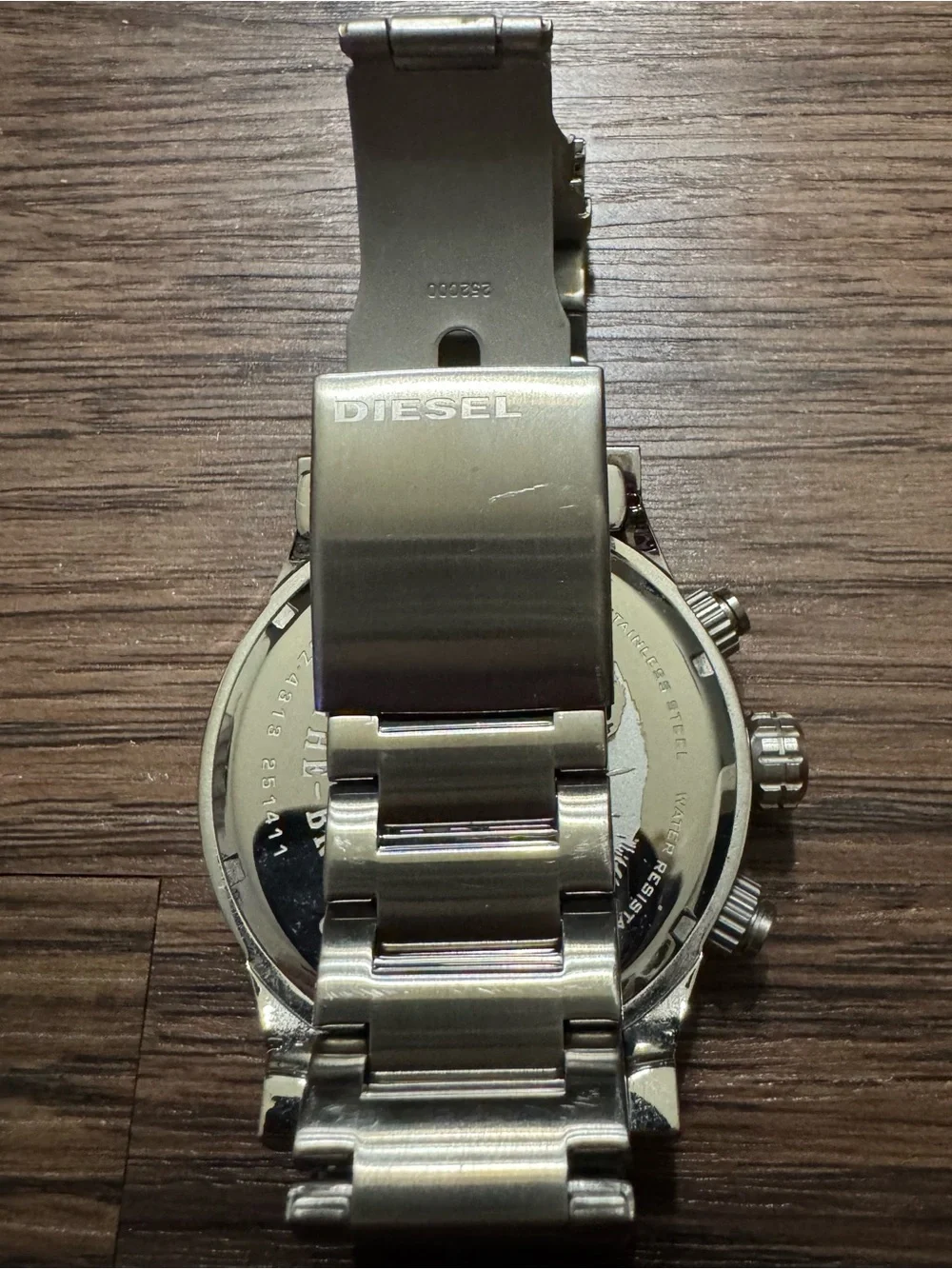 Diesel DZ4313 White Double Down Chrono 2.0 Analog Watch Needs Battery